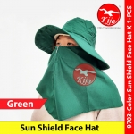 Sun Shield Face Hat / UV Sport Hat / Topi Jepun Soldier / Fishing Hat / Camping Hat / Sun Hat #9703-Color #日本军帽子 #防晒帽子